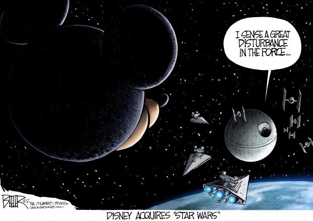 LOL - Death star vs. Mickey Mouse